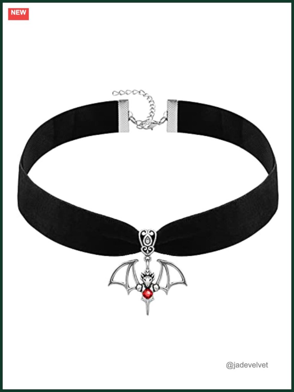 RareLove Vampire Bat Choker Necklace Halloween Costume Jewelry Accessory